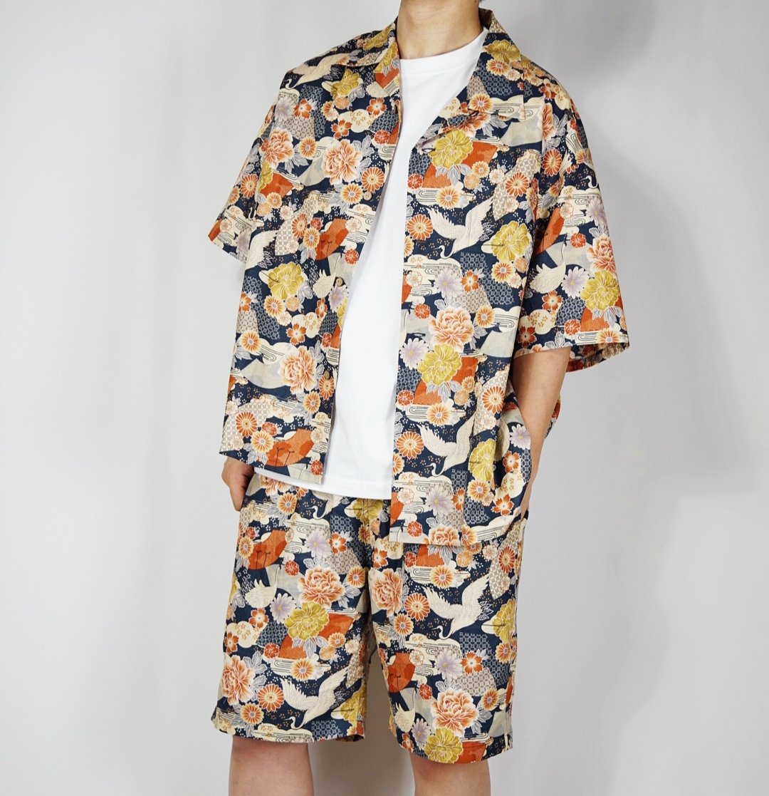Easy Short Pants - 花鶴