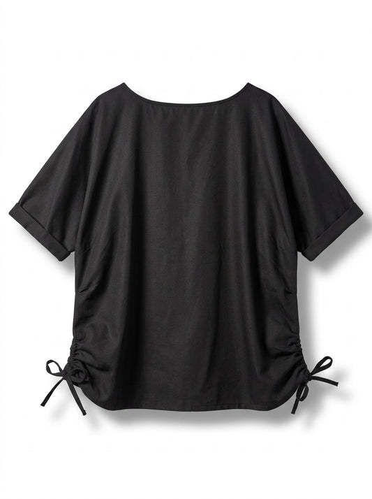 【かいくーる】ふんわりくしゅくしゅチュニック